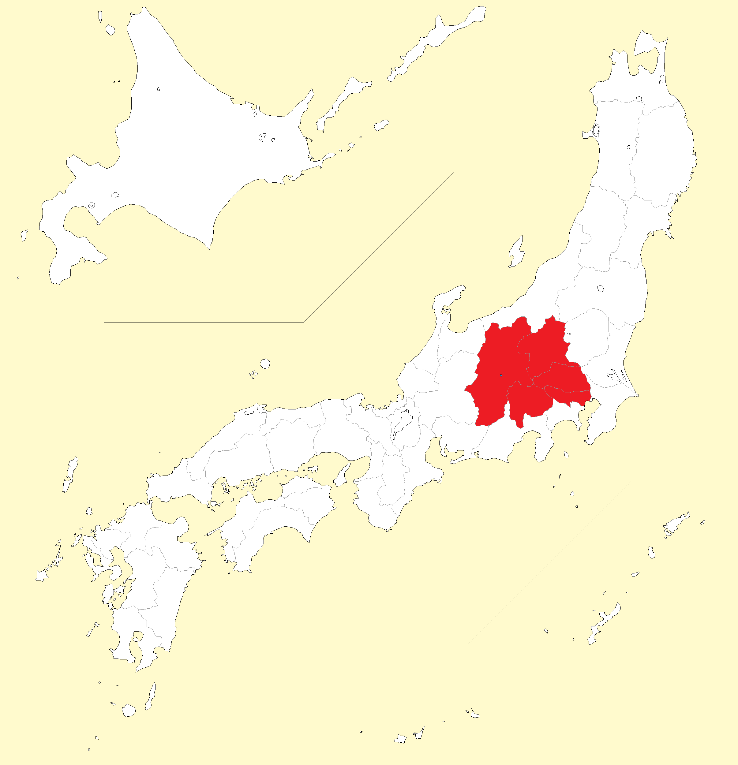 ヤマトカギバ分布